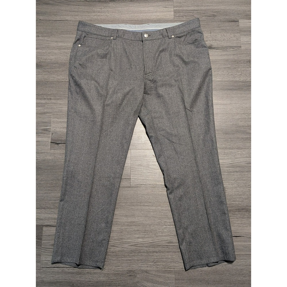 Peter Millar Collection Men's Gray 100% Virgin Wool Pants Size 40x27 - Picture 1 of 7